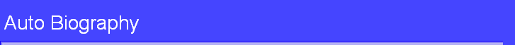 Auto Biography